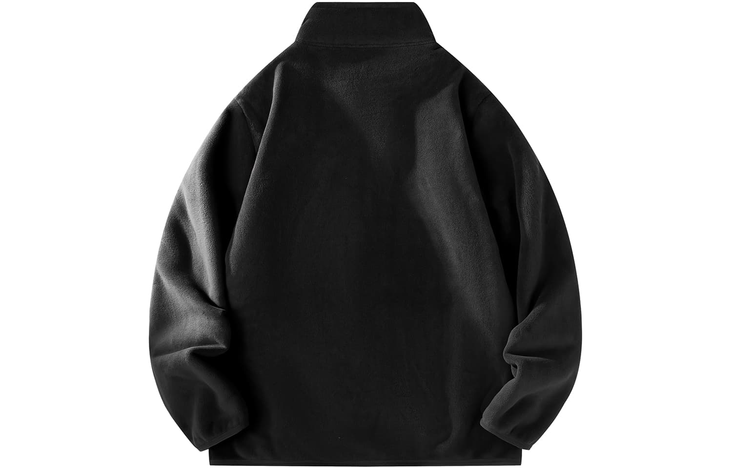 Куртка JEANSWEST American Luxury Streetwear Утолщенный с начесом Однотонный Длинный рукав Спущенное плечо - изображение 2