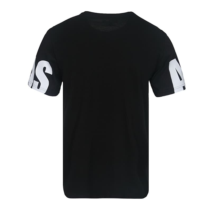 Футболка ADIDAS NEO Мужские Черные T-рубашки - изображение 2