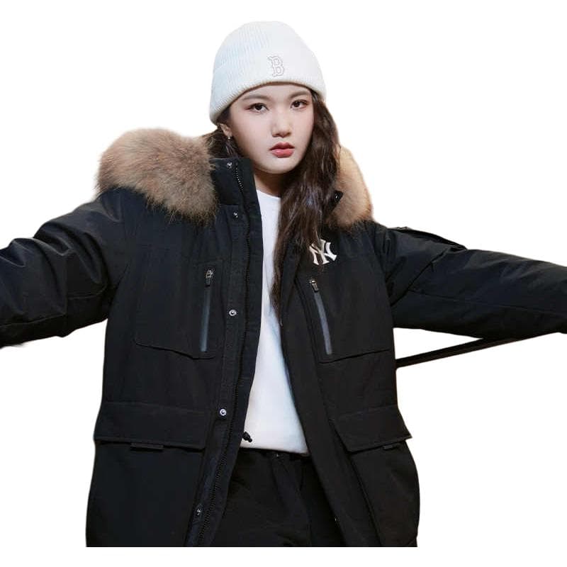 Зимняя куртка MLB Yankees Black Hoodie Jacket - изображение 2