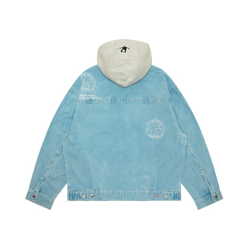 Куртка Aape FW24 Blue Jacket - изображение 3