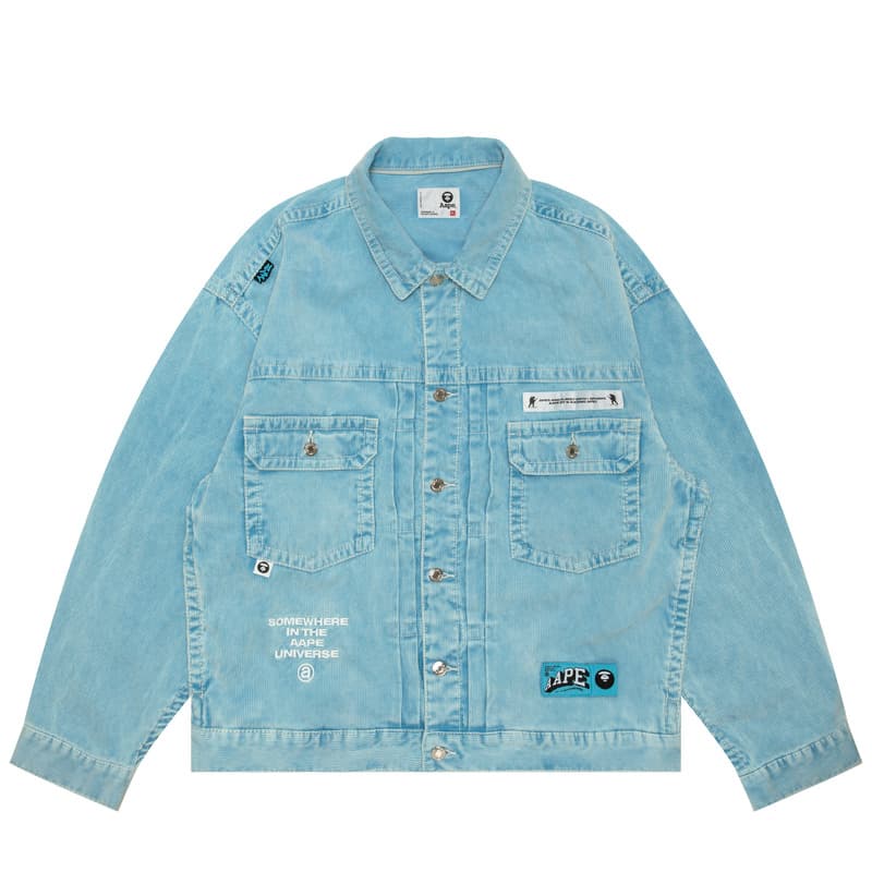 Куртка Aape FW24 Blue Jacket - изображение 2