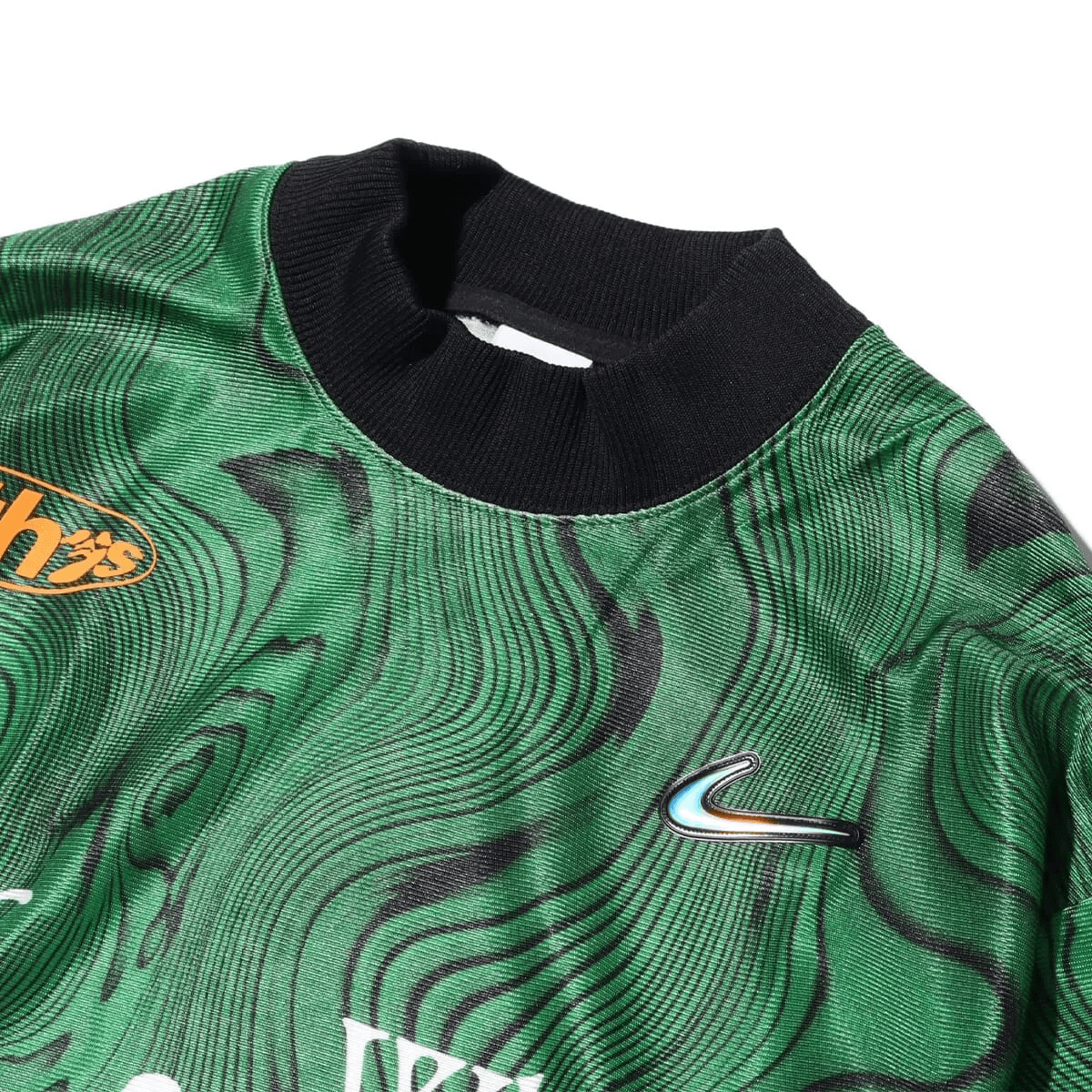Nike x Off-White FW23 Long Sleeve Soccer Jersey Green - изображение 4