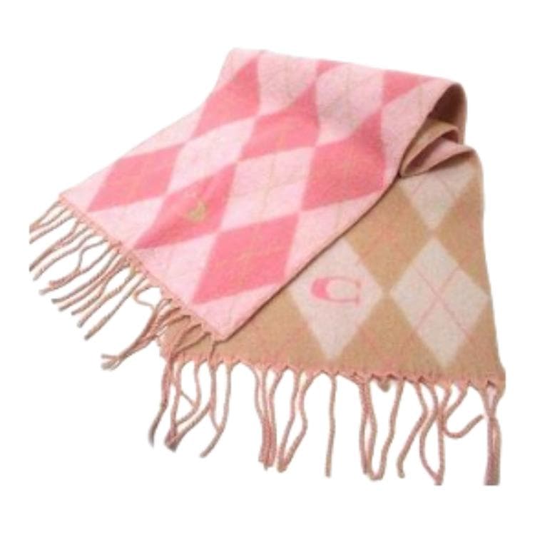 Шарф COACH Scarf Pink - изображение 3