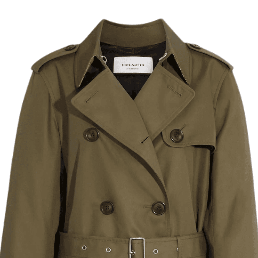 COACH Solid Mid Trench Coat - изображение 2