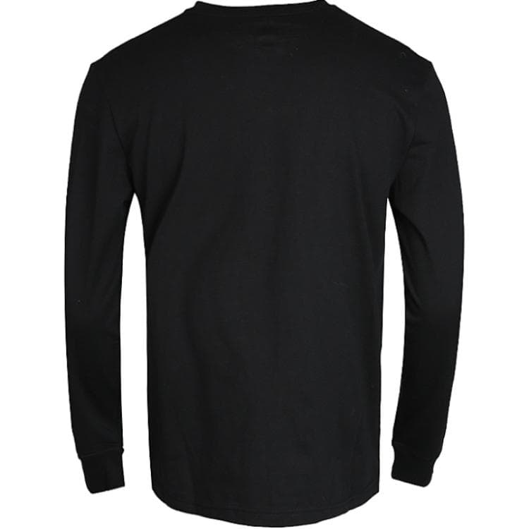 Кофта Converse Lifestyle Round Neck Long Sleeve T-Shirt Мужской Черный - изображение 2