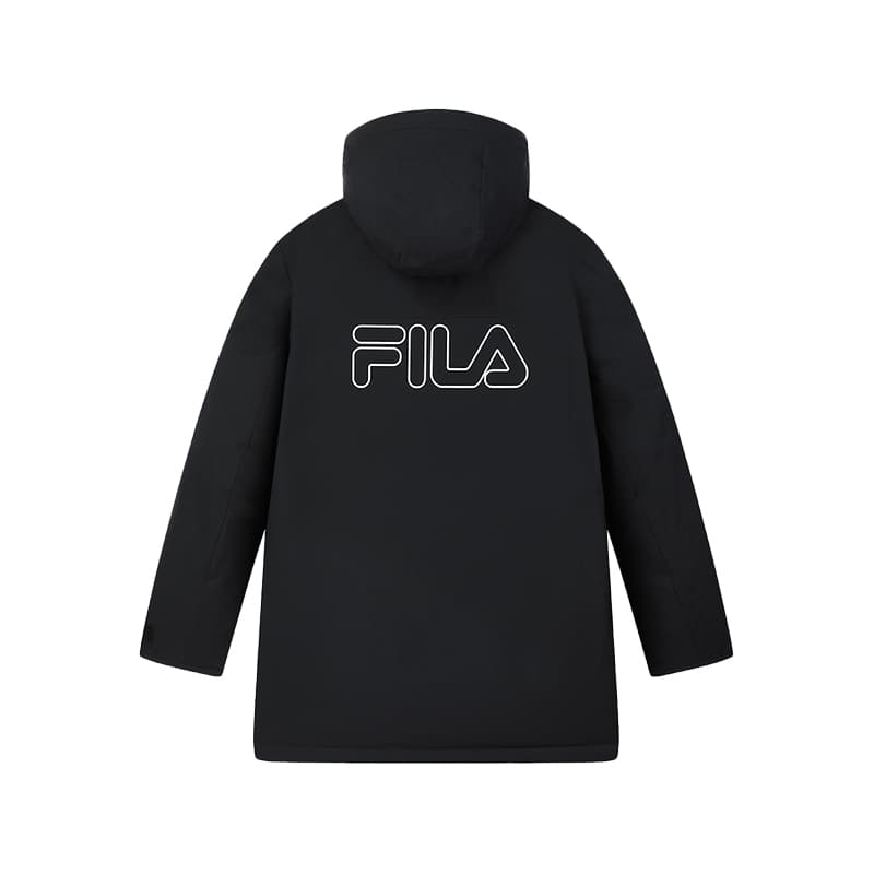 Зимняя куртка FILA Мужской пуховик Глубокий черный - изображение 2