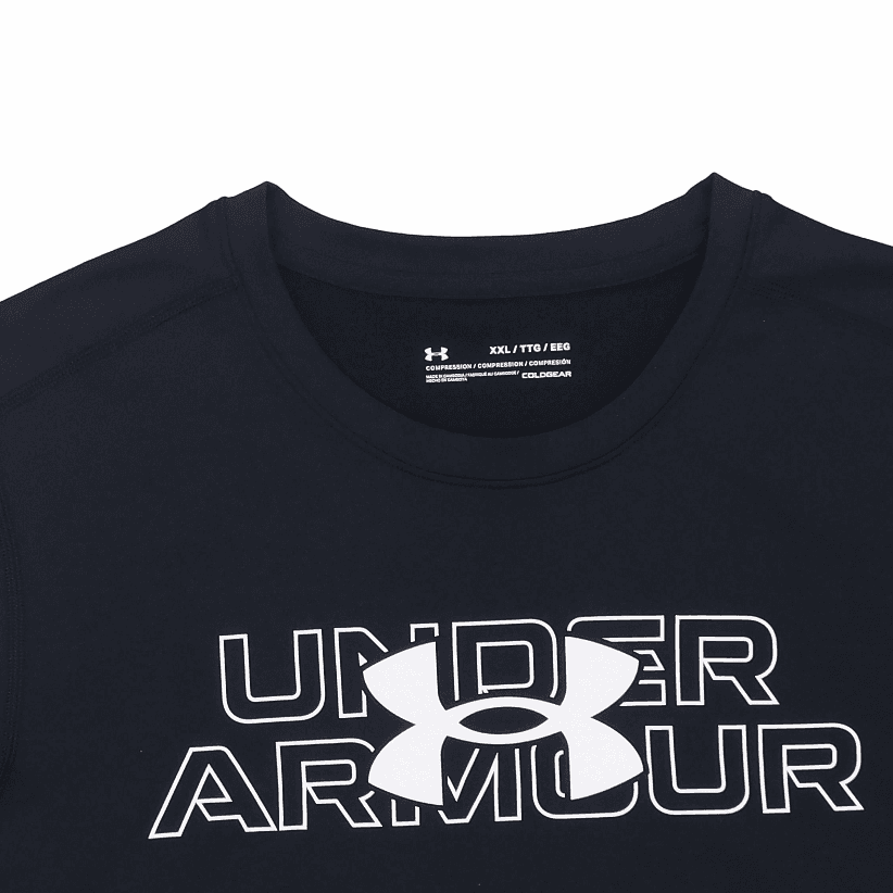 Спортивный костюм Under Armour Training Long Sleeve Compression Shirt Black - изображение 4