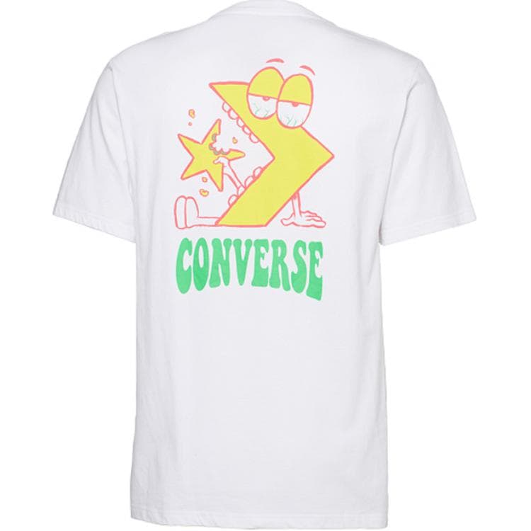 Футболка Converse Star Chevron Munchy T Рубашка Мужская Белая - изображение 2