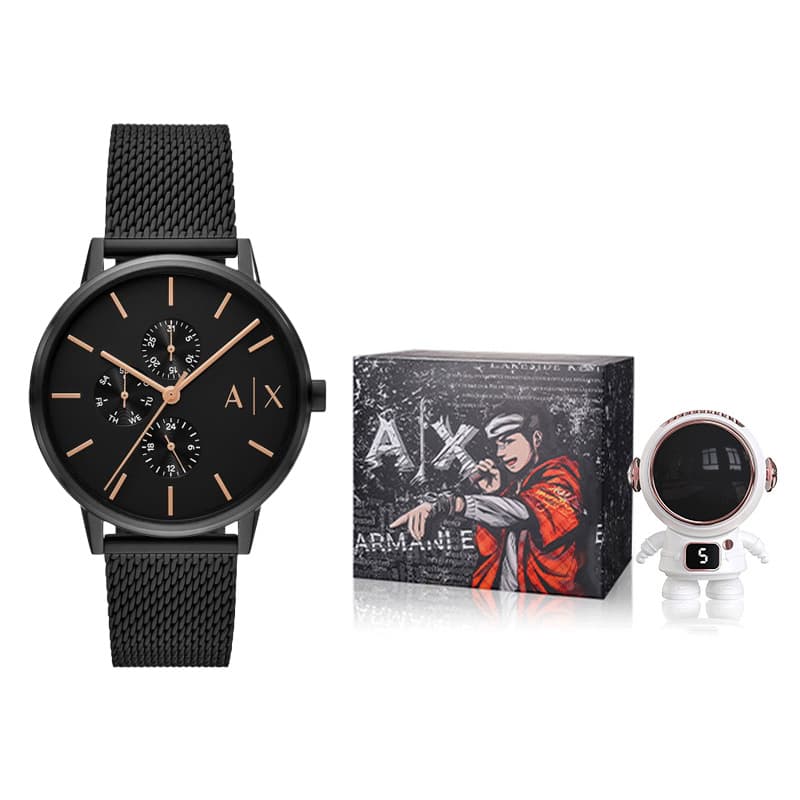 Механические часы ARMANI EXCHANGE Кварцевый механизм Мужские часы Darth Vader 42 мм Черные - изображение 7