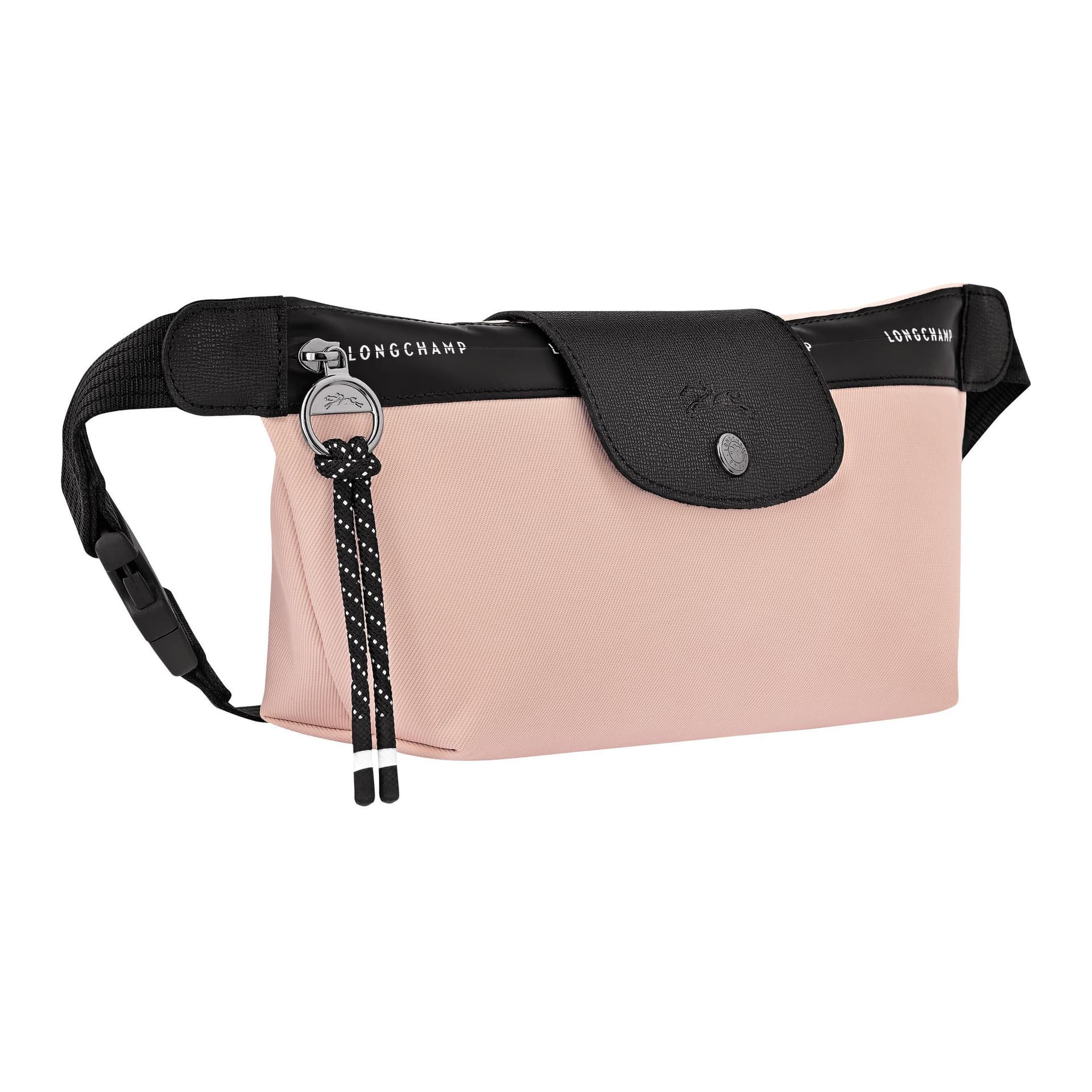 Поясная сумка LONGCHAMP Переработанный полиамид холст одно плечо поясная сумка (бандана) средний размер женский телесный - изображение 2