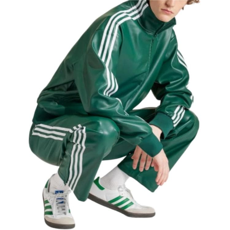 Куртка adidas Adicolor Leather Jacket - изображение 5