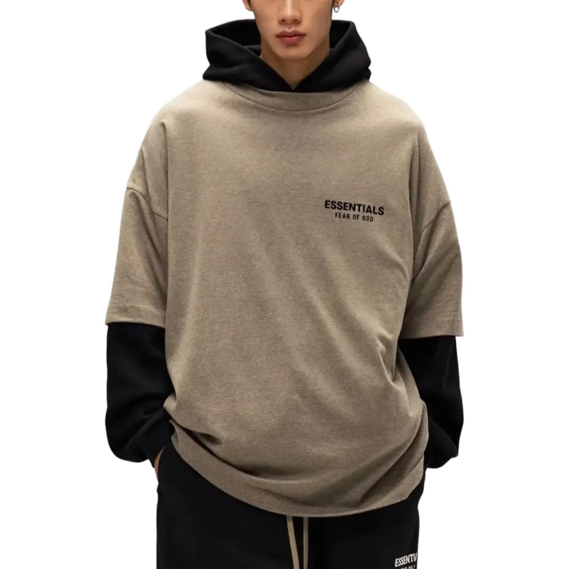 Футболка Fear of God Essentials FW24 Holiday Core Crewneck T-Shirt Deep Fog Grey - изображение 3