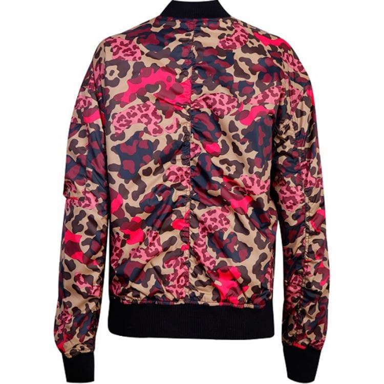 Куртка Converse Reversible Oversized MA-1 Bomber Двусторонний Бейсбольный воротник Спущенное плечо Длинный рукав Без капюшона Пуховик Женский Черный - изображение 2