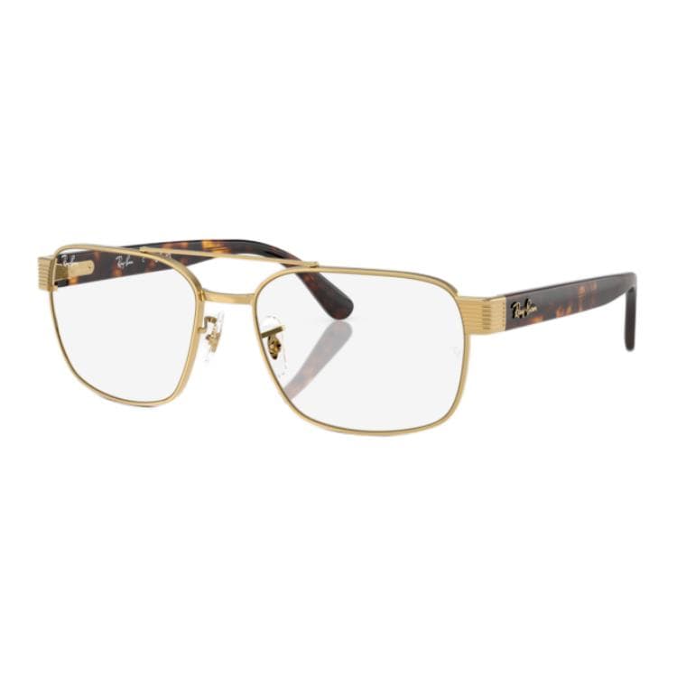 Оправа RayBan Металл Квадратная форма Очки с диоптриями Унисекс Золото - изображение 1