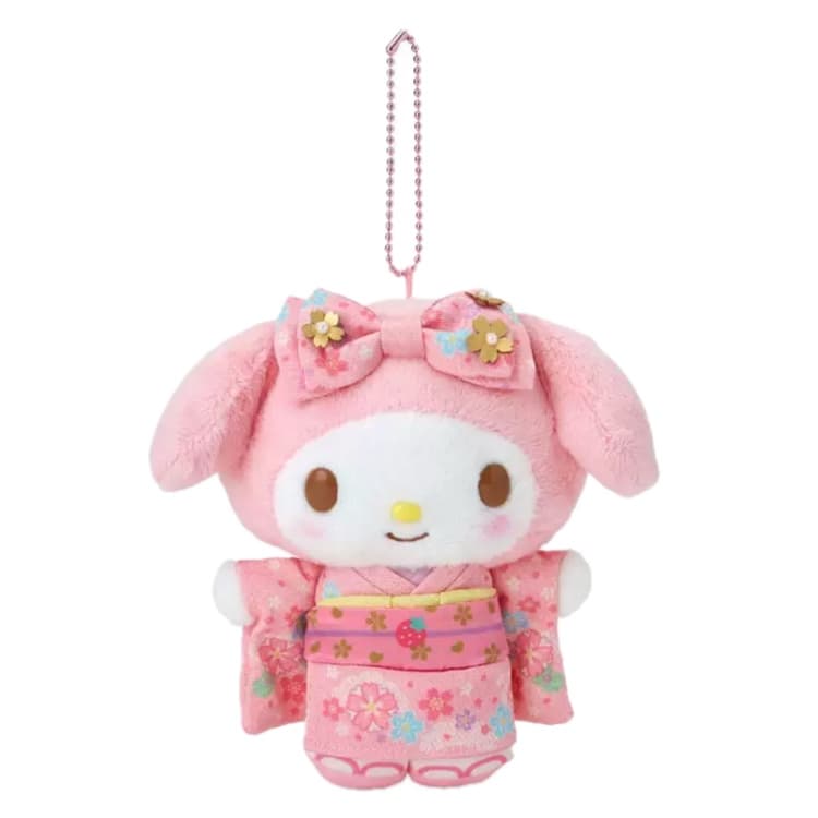 Санрио My Melody Сакура Кимоно Одежда Куклы Плюшевый Украшение Маленький Высокий - изображение 1