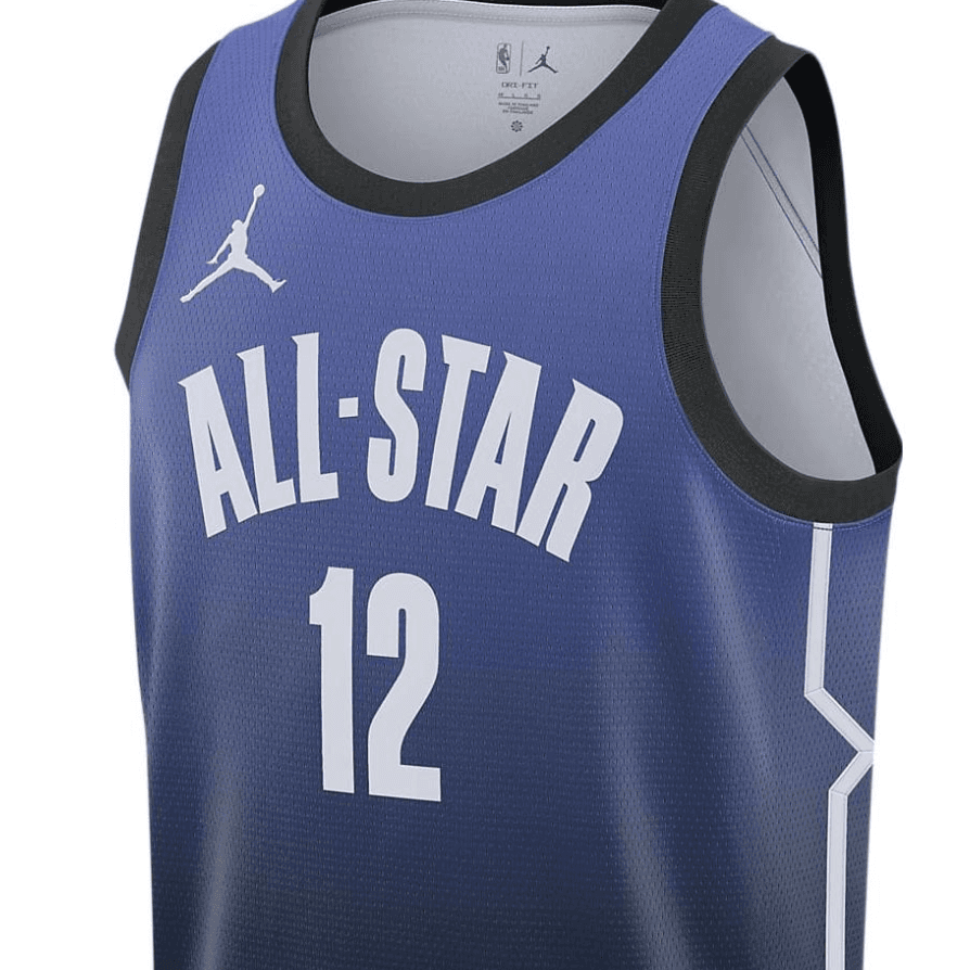 Баскетбольная майка Jordan SS23 All-star Weekend Morant 12 Blue - изображение 3