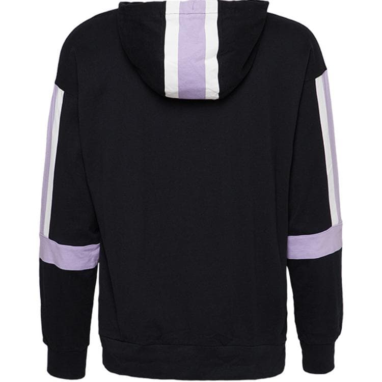 Кофта Converse LW Contrast Panel PO Hooded Sweatshirt Мужской Черный - изображение 2