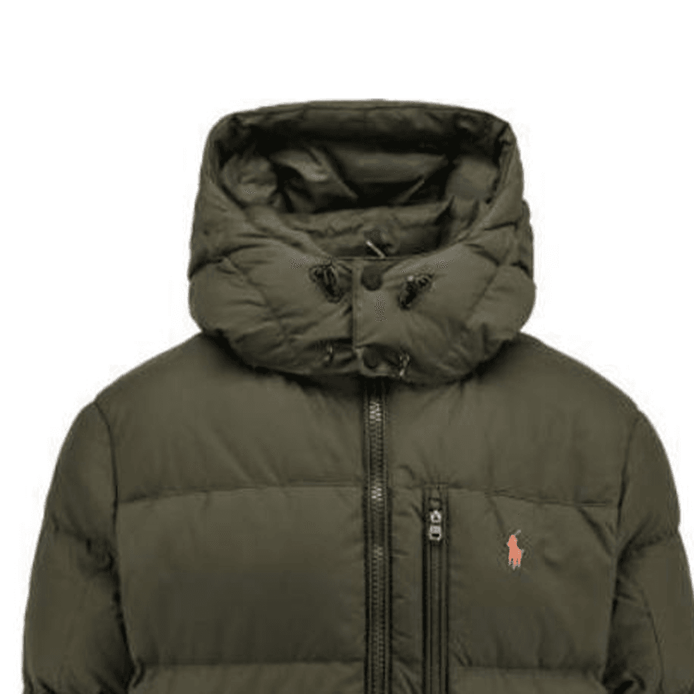 Зимняя куртка пуховик Polo Ralph Lauren Пуховая куртка Мужской Зелёный - изображение 3
