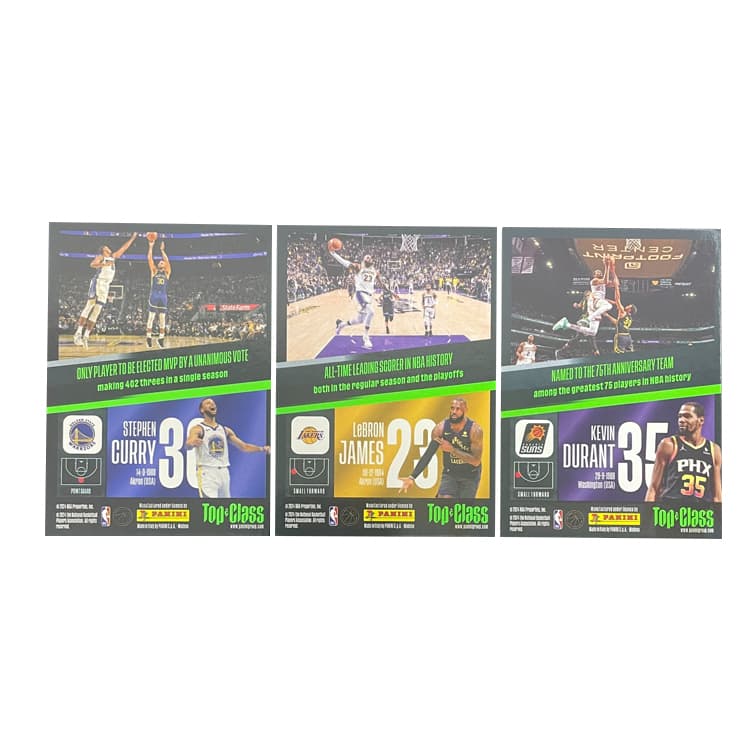 Коллекционные карточки PANINI 2023 24 TOP CLASS TC Оральные пробиотики Джеймс Цвет KD Лука 3 шт Игрок Карточки Карта CONDITION пройдет - изображение 2