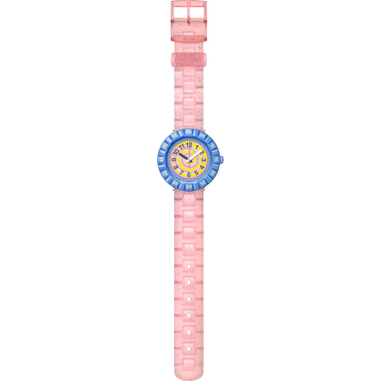 Часы SWATCH Flik Flak Кварцевый механизм водонепроницаемость 30 м детские часы 36,7 мм желтый циферблат - изображение 2