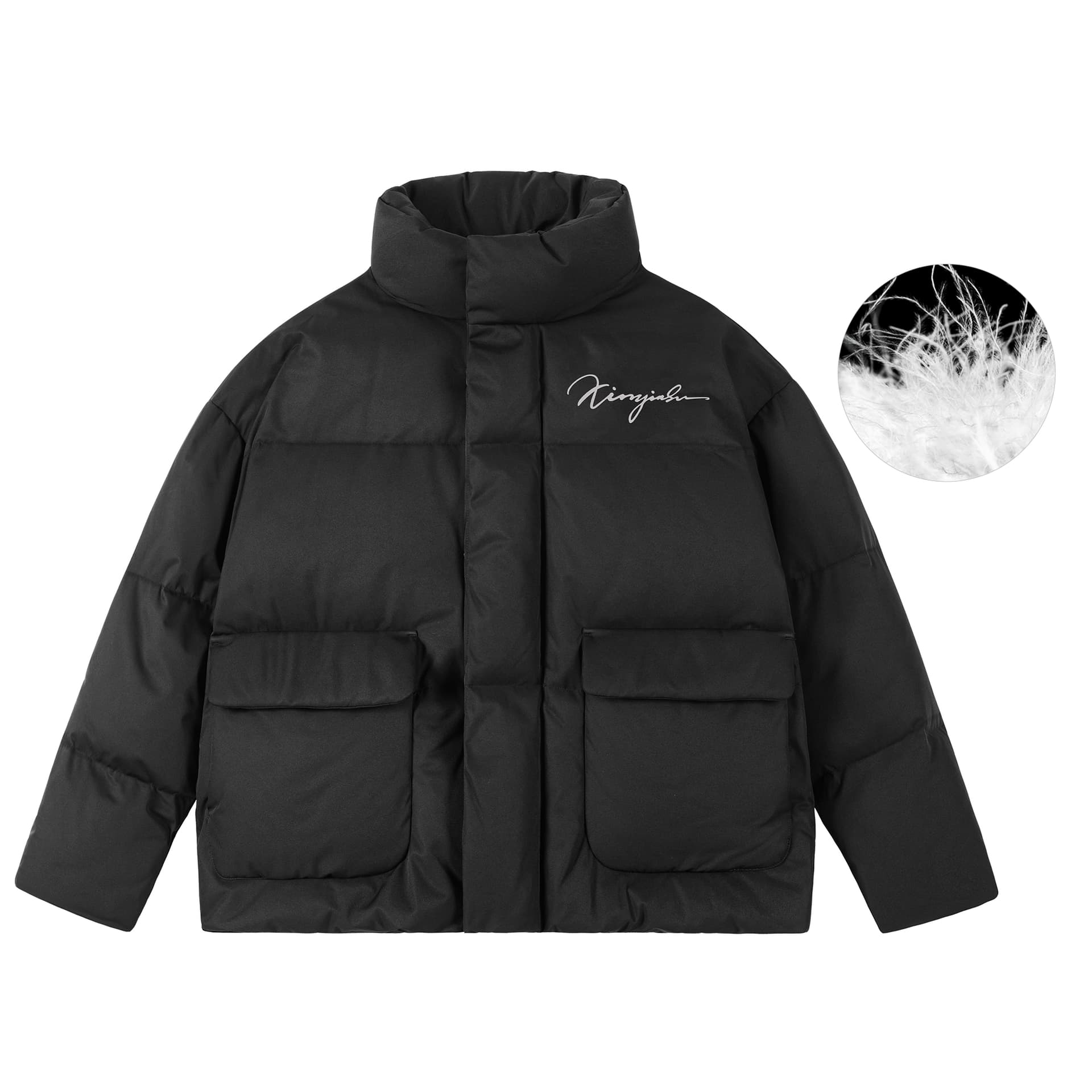 Зимняя куртка XINYINSU FW24 MIST EH Коллекция Пуховик Унисекс - изображение 2