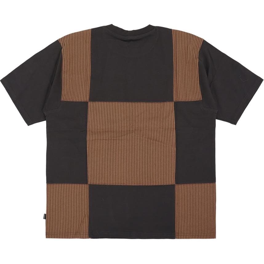 Футболка Converse POCKET TEE Color Blocked Jersey Круглый вырез с карманом Модный Удобный Мужской Черно-коричневый - изображение 2