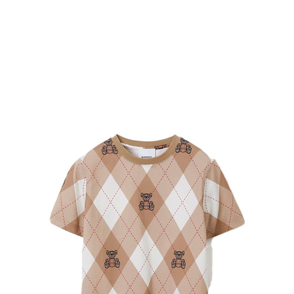 Футболка Burberry SS23 T Рубашка Умбра Детская - изображение 5