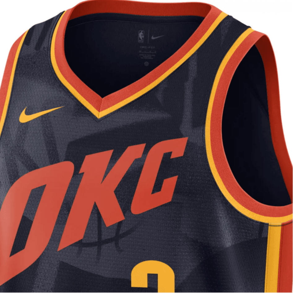Баскетбольная майка Nike City Edition Jersey Black-Red - изображение 4