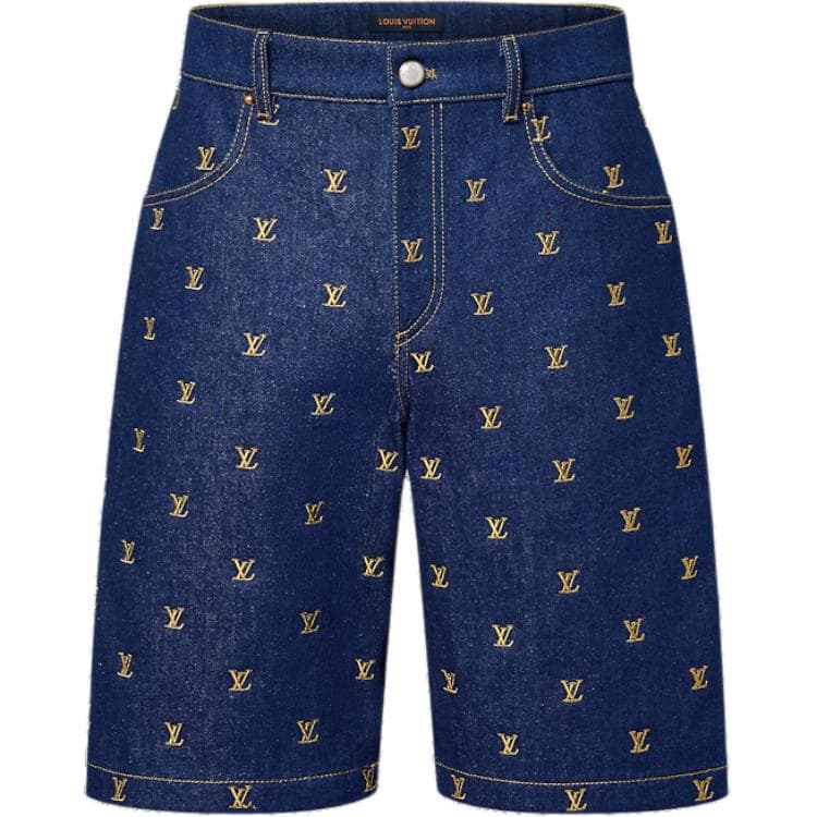 Джинсовые шорты LOUIS VUITTON SS24 - изображение 5