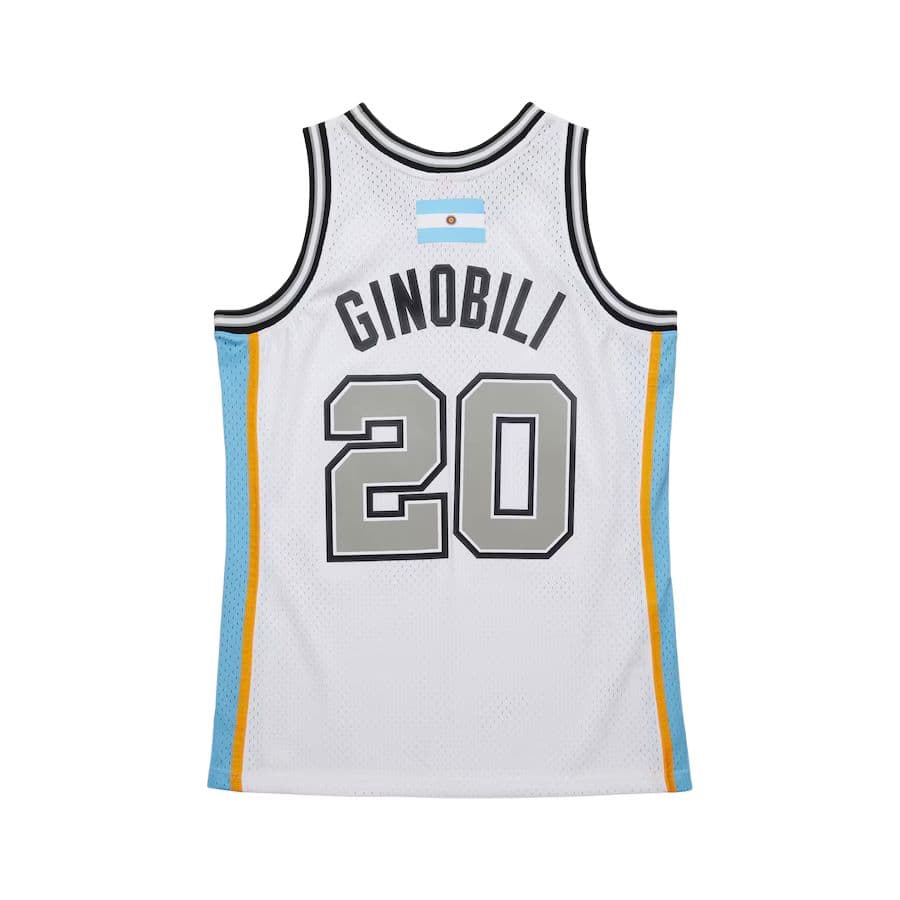 Mitchell Ness X NBA Баскетбольная Джерси Мужская Белая - изображение 2