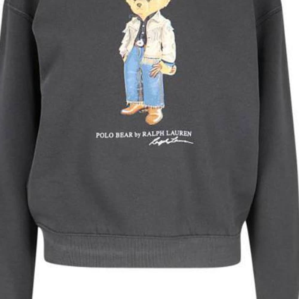 Худи Polo Ralph Lauren Толстовка для женщин цвет черный - изображение 6