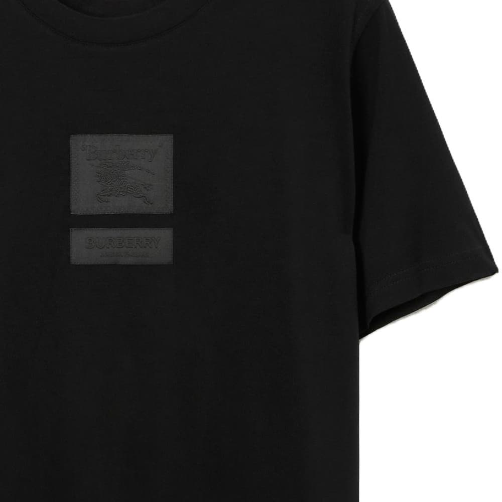 Футболка Burberry SS23 T Рубашка Женская Черная - изображение 7