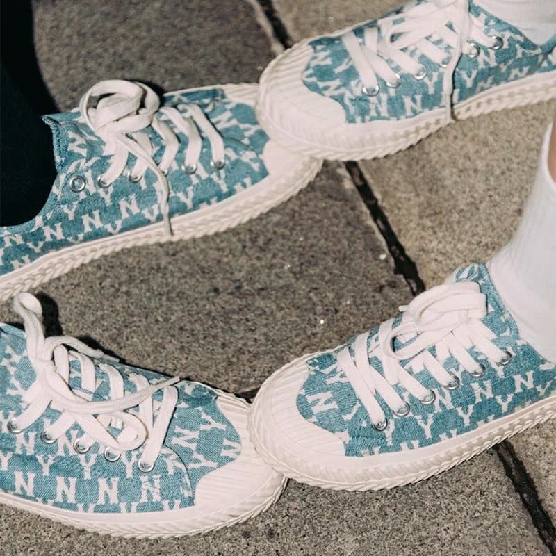 Кеды MLB Low Canvas Blue White - изображение 6