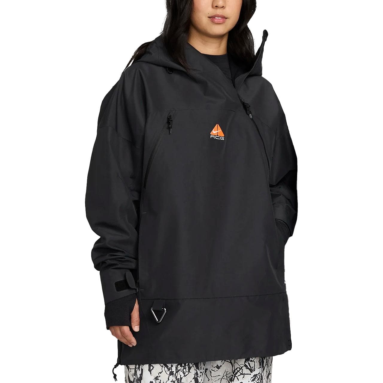Горнолыжный костюм Nike ACG ADV Gore TEX SKI Топ Унисекс Угольный Черный Гора Белый - изображение 3