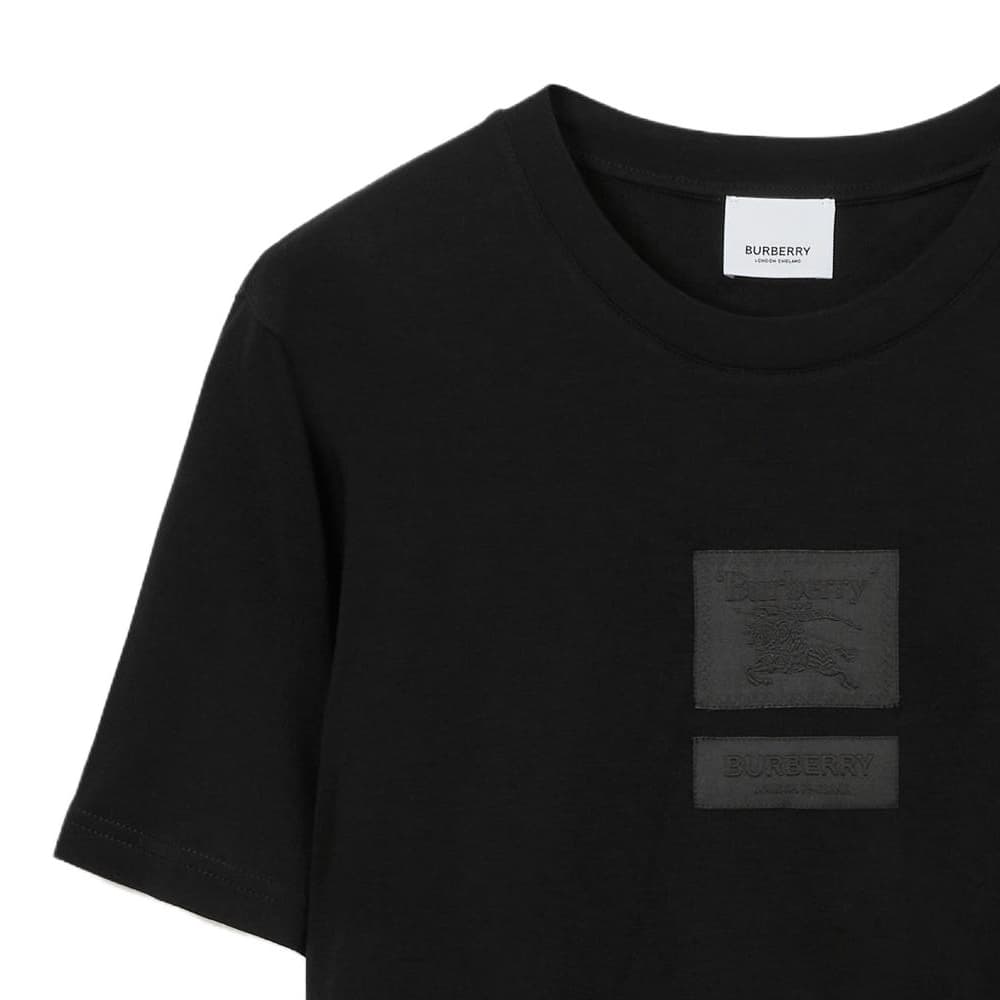 Футболка Burberry SS23 T Рубашка Женская Черная - изображение 6
