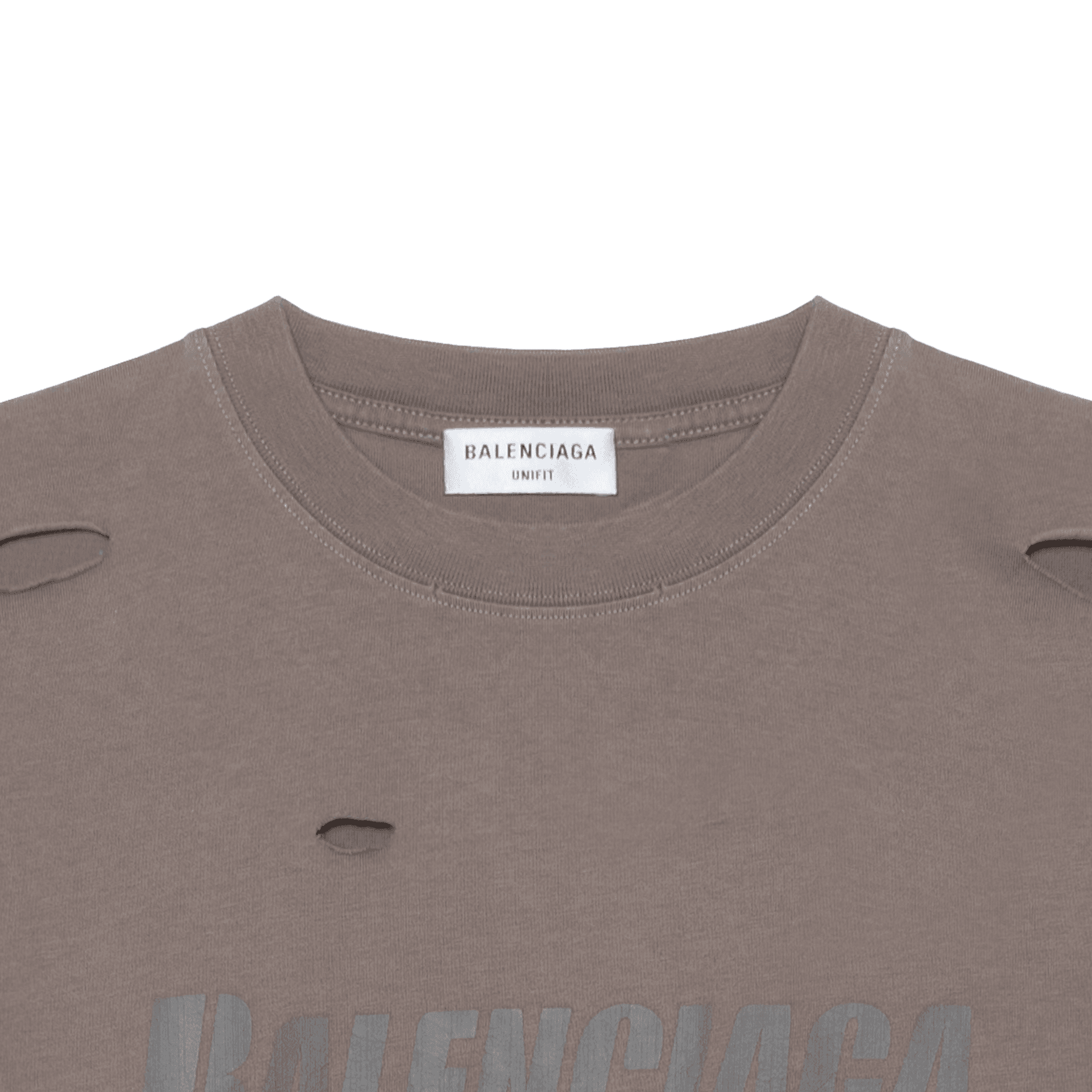 Футболка Balenciaga T-Shirt Grey - изображение 4