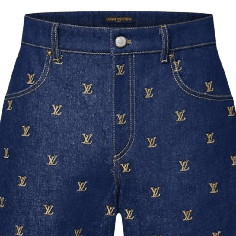 Джинсовые шорты LOUIS VUITTON SS24 - изображение 6