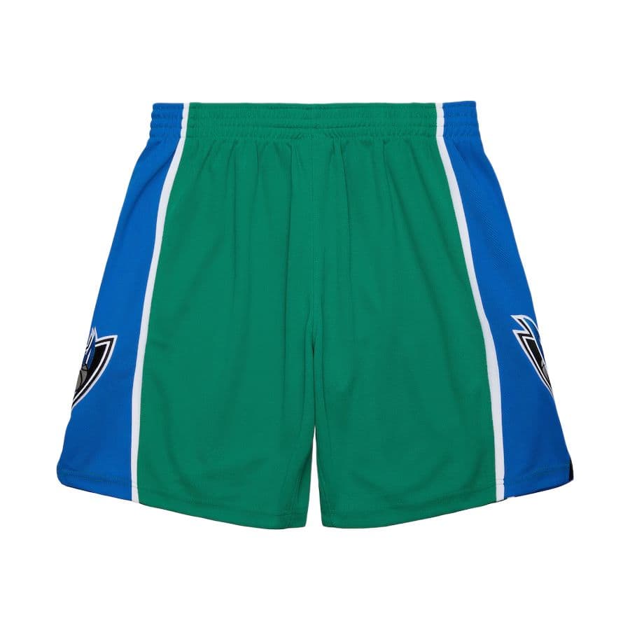 Баскетбольные шорты Mitchell Ness X NBA Dallas Mavericks Баскетбольные шорты Мужские Зеленые - изображение 2
