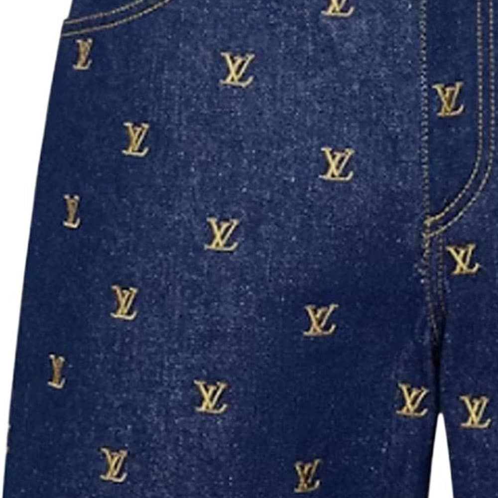 Джинсовые шорты LOUIS VUITTON SS24 - изображение 8