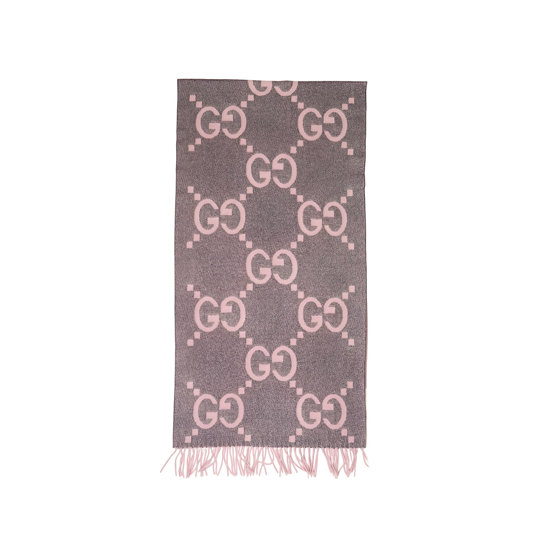 Шарф Gucci Scarf Pink Grey - изображение 2