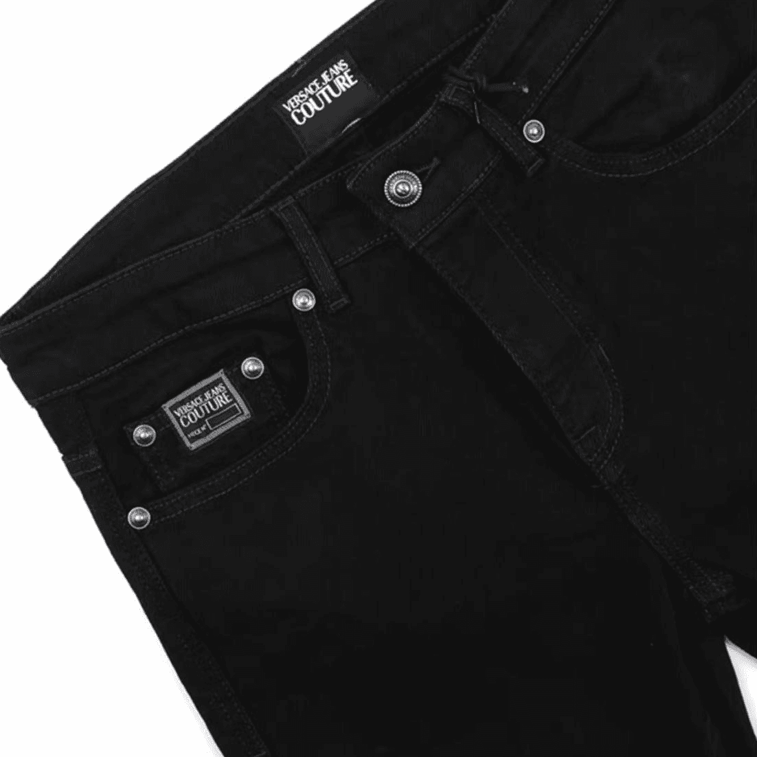 Штаны Versace Jeans Couture FW24 Джинсы Мужские Черные - изображение 4