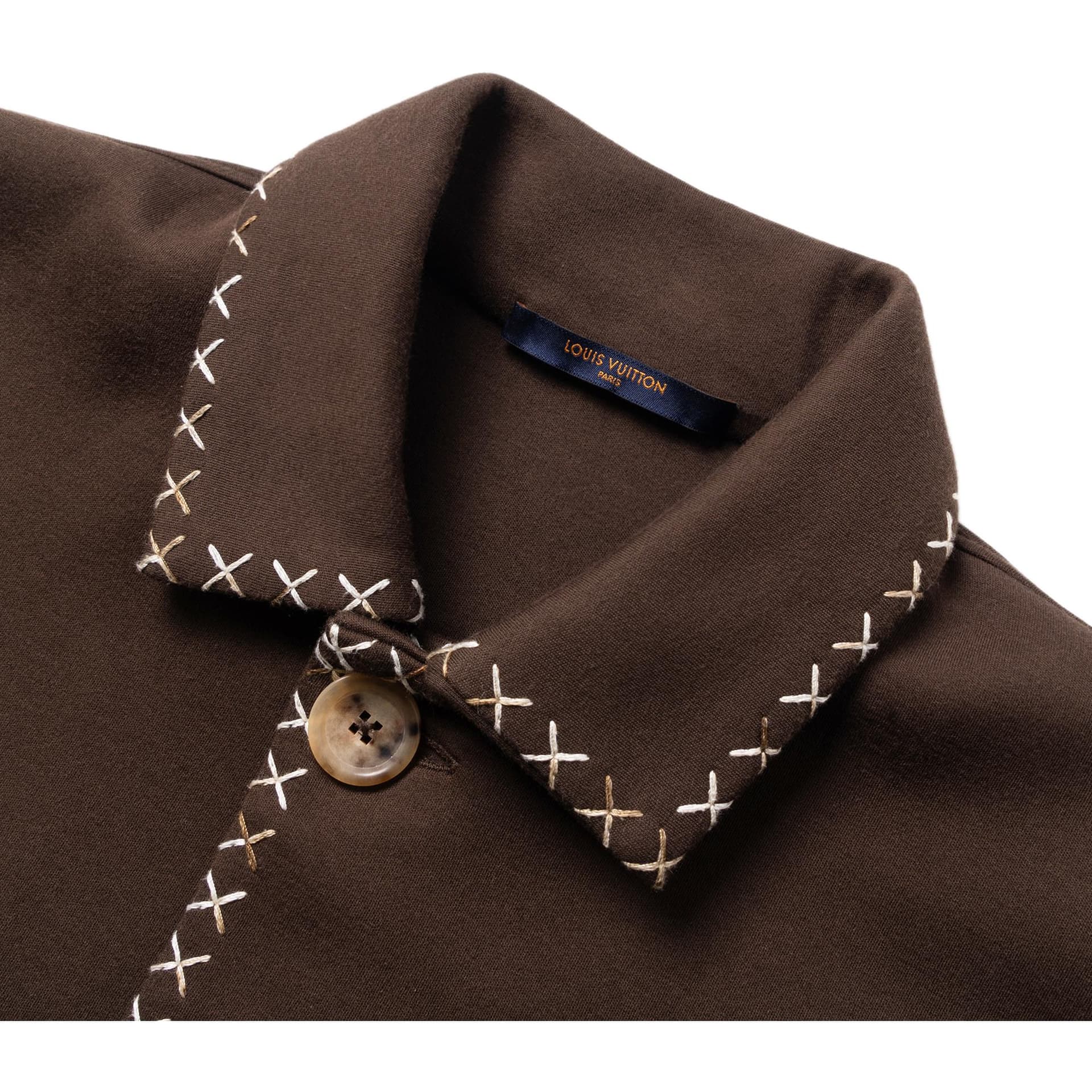 Куртка LOUIS VUITTON x Tyler SS24 Embroidered Jacket Chocolate - изображение 13