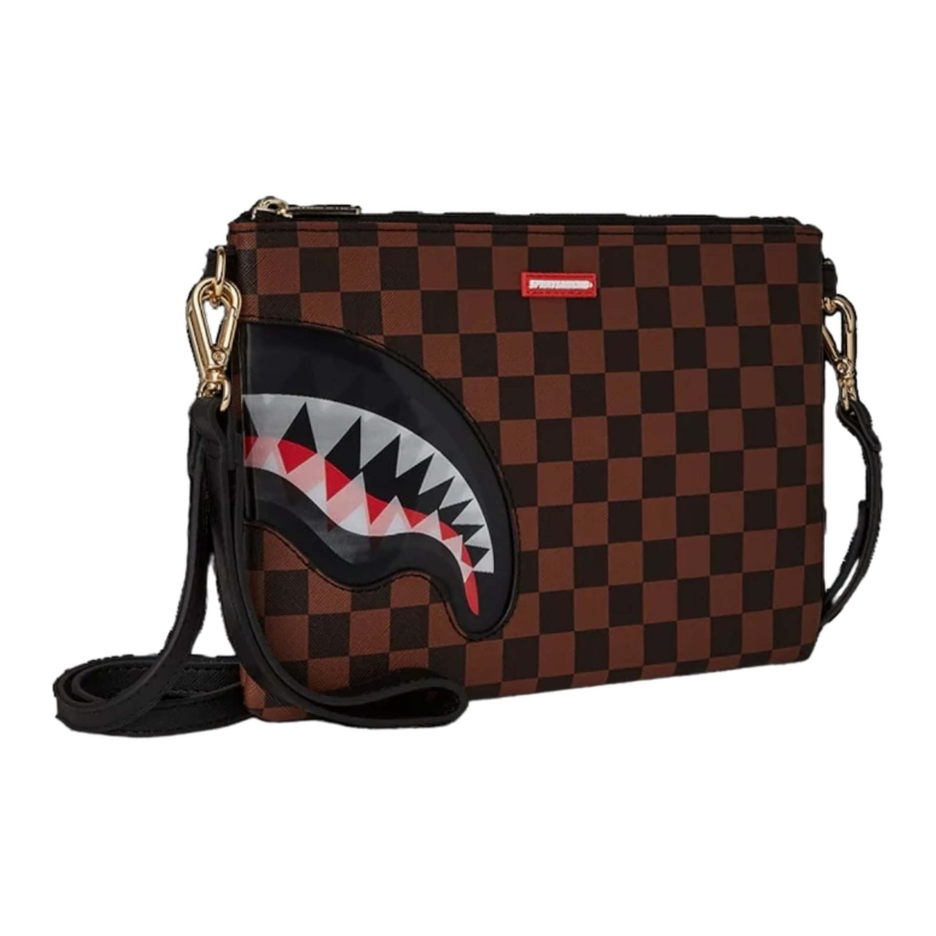 Сумка SPRAYGROUND Искусственная кожа Клатчи Унисекс Коричневый - изображение 2