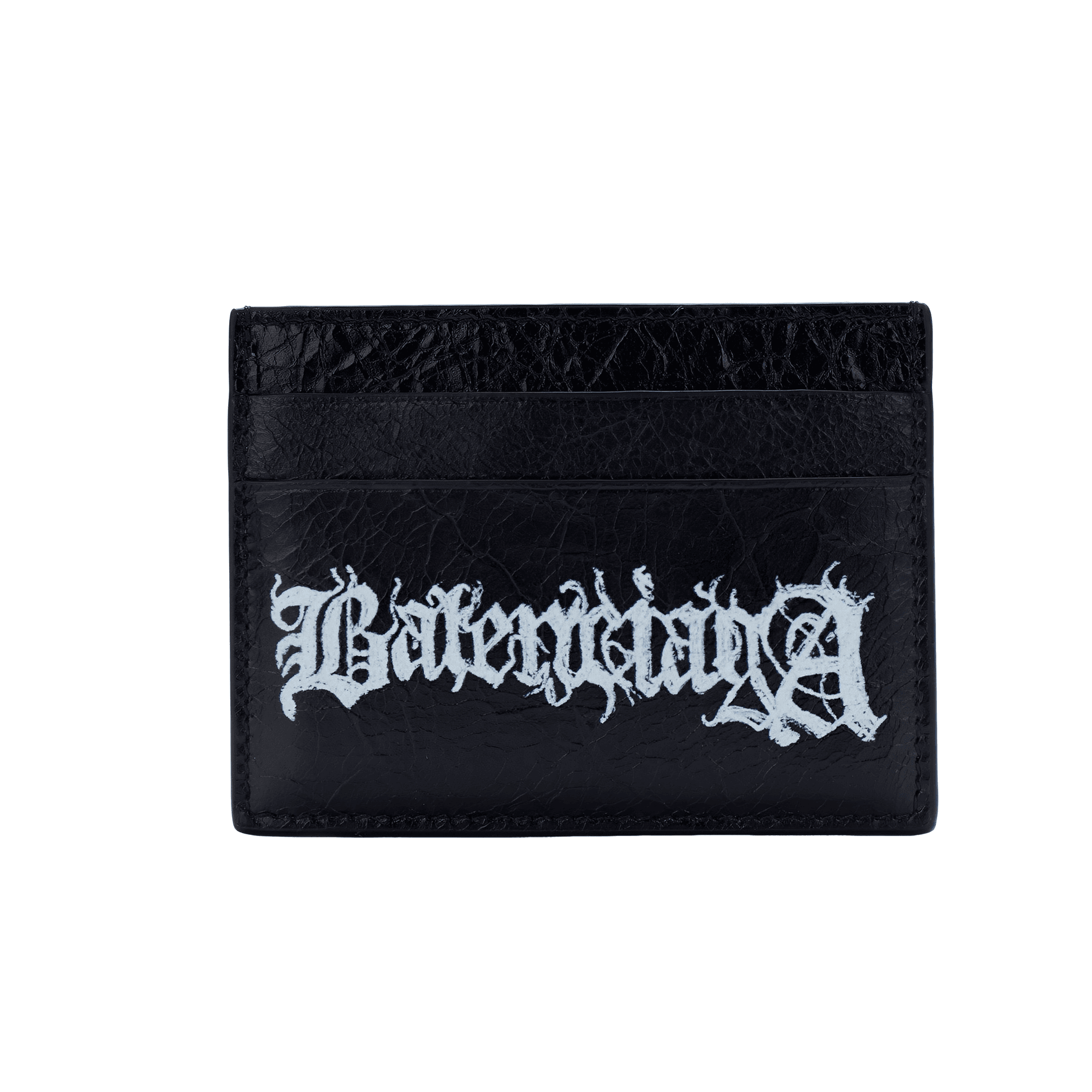 Картхолдер Balenciaga DIY Metal Art Lambskin Card Holder Black White - изображение 2