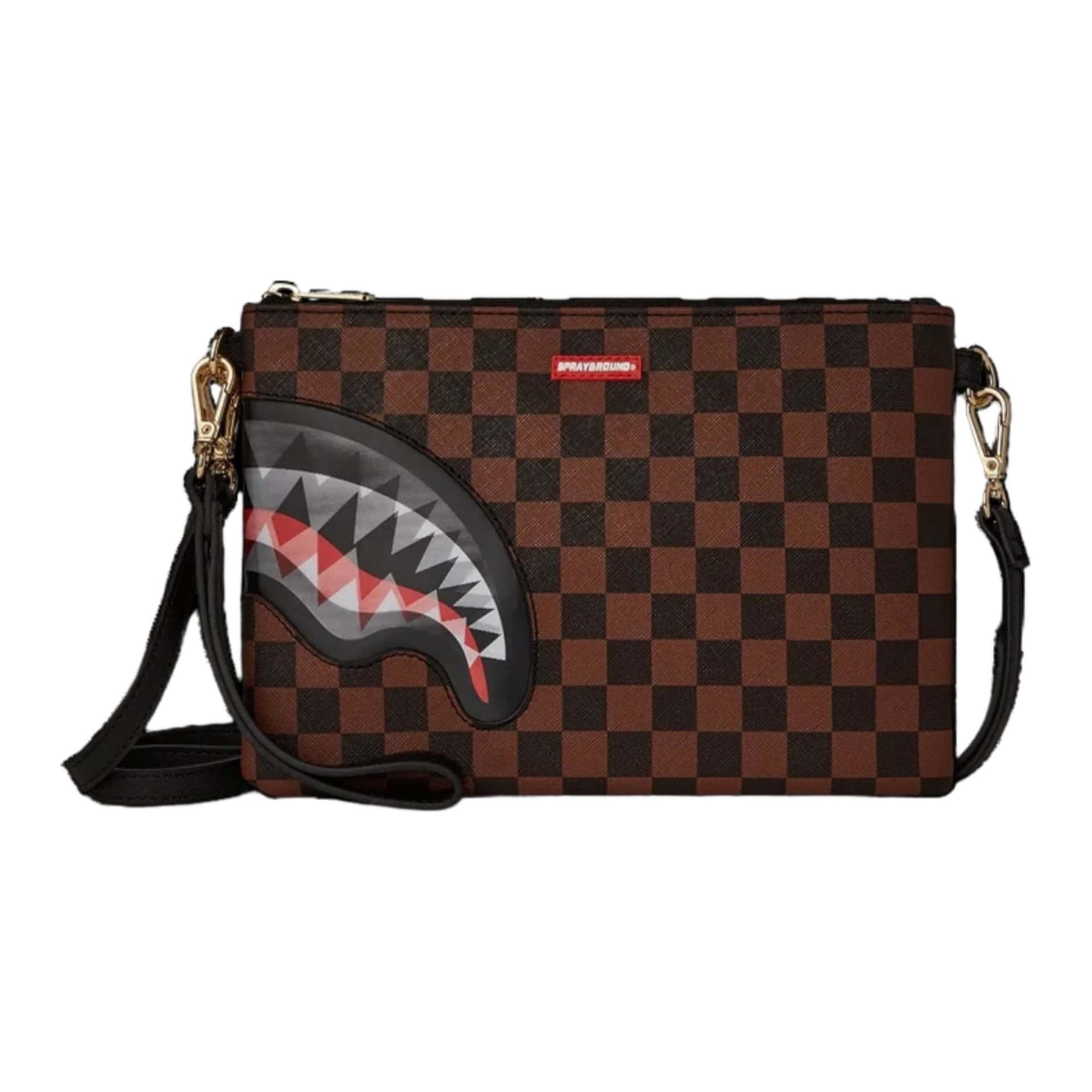 Сумка SPRAYGROUND Искусственная кожа Клатчи Унисекс Коричневый - изображение 1