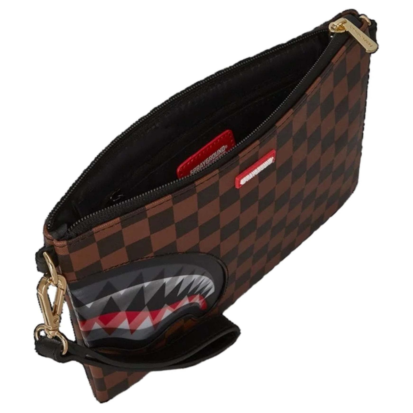Сумка SPRAYGROUND Искусственная кожа Клатчи Унисекс Коричневый - изображение 4