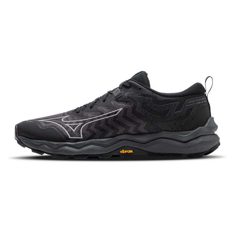 Кроссовки для бега Mizuno Wave Daichi 8 Амортизация Устойчивость к истиранию Поддержка низ Низкий топ Беговые кроссовки Мужские Черный Серый - изображение 1