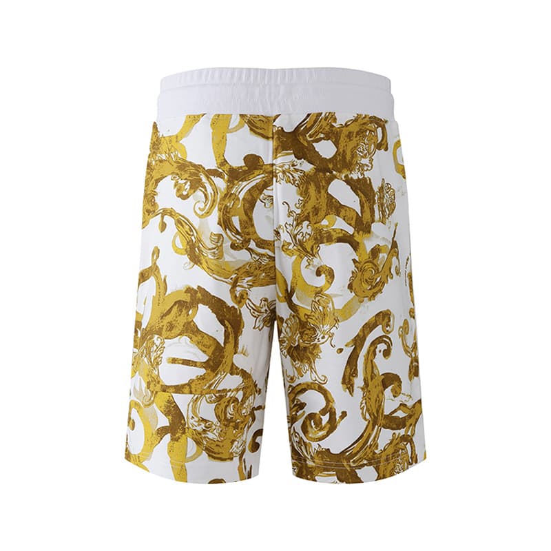 Шорты VERSACE JEANS COUTURE Повседневные шорты Мужские Белые Многоцветные - изображение 2