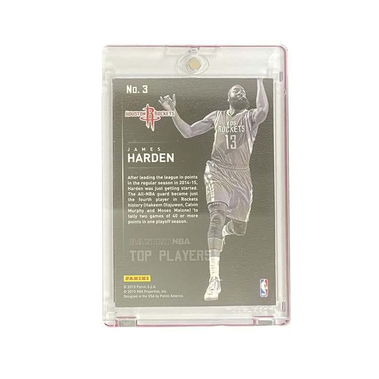 Коллекционные карточки PANINI Джеймс Харден 2014-15 Рокетс Джеймс Харден Золото Пен Подпись РАРная Карта Звезда Карта Проходящая Карта - изображение 2