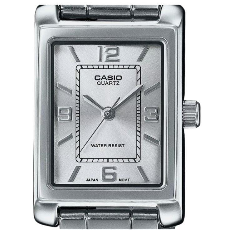 Часы Casio Модный тренд Кварцевый механизм Нержавеющая сталь Шнуровка Часы Женские Часы Серебристый циферблат - изображение 5